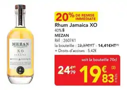 METRO Rhum jamaica xo mezan offre