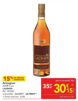 METRO Armagnac laubade offre