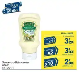 METRO Sauce crudités caesar offre