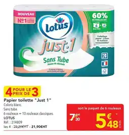 METRO Papier toilette just 1 offre