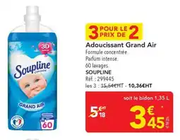 METRO Adoucissant grand air soupline offre