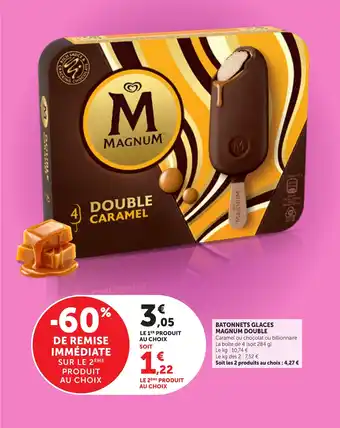 Batonnets glaces magnum double