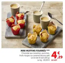 Maximarché Mini muffins fourrés offre