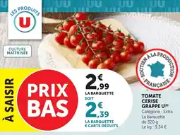 Maximarché Tomate cerise grappe u offre