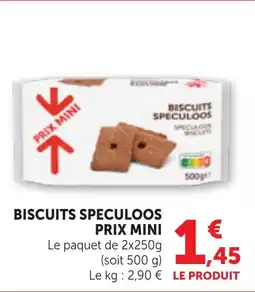 Maximarché Biscuits speculoos prix mini offre