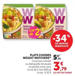 Maximarché Plats cuisines weight watchers offre