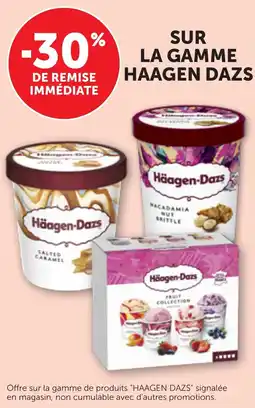 Maximarché Sur la gamme haagen dazs offre