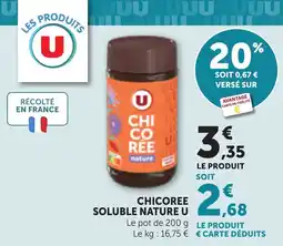 Maximarché Chicoree soluble nature u offre