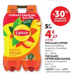 Maximarché The glace lipton offre