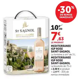 Maximarché Mediterranee igp rose saint-sagnol offre