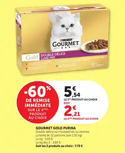 Maximarché Gourmet gold purina offre
