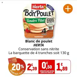 Coccimarket Blanc de poulet herta offre