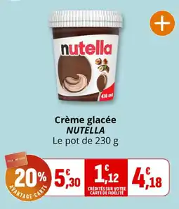 Coccimarket Crème glacée nutella offre