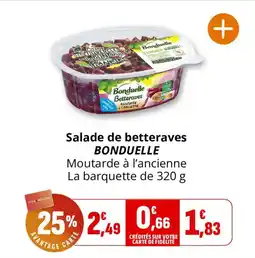 Coccimarket Salade de betteraves bonduelle offre