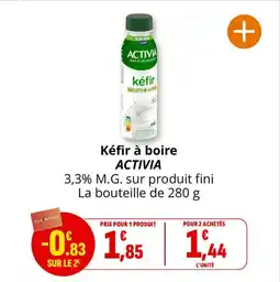 Coccimarket Kéfir à boire activia offre