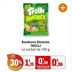 Coccimarket Bonbons dinorex trolli offre