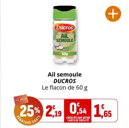 Coccimarket Ail semoule ducros offre