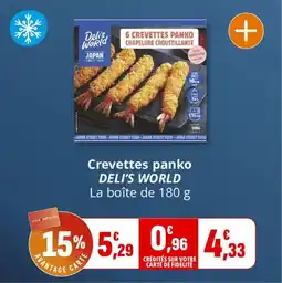 Coccimarket Crevettes panko deli's world offre