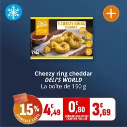 Coccimarket Cheezy ring cheddar deli's world offre