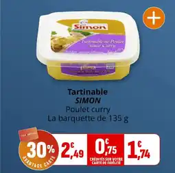 Coccimarket Tartinable simon offre