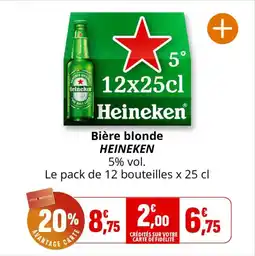 Coccimarket Bière blonde heineken offre