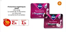 Coccimarket Protections hygiéniques nana offre