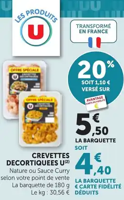 Maximarché Crevettes decortiquees u offre