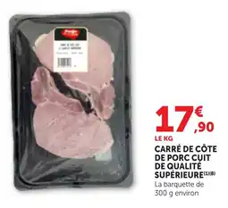 Maximarché Carré de côte de porc cuit de qualité supérieure offre