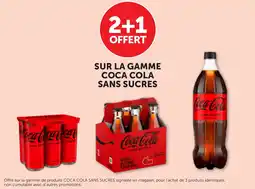 Maximarché Sur la gamme coca cola sans sucres offre