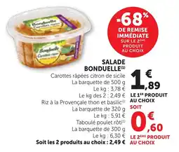 Maximarché Salade bonduelle offre