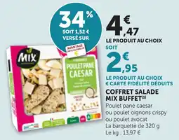 Maximarché Coffret salade mix buffet offre