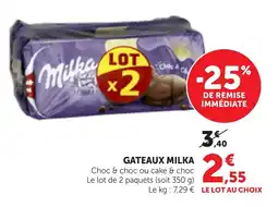 Maximarché Gateaux milka offre