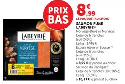 Maximarché Saumon fume labeyrie offre