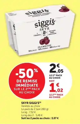 Maximarché Skyr siggi's offre