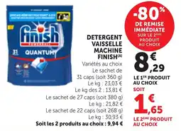 Maximarché Detergent vaisselle machine finish offre