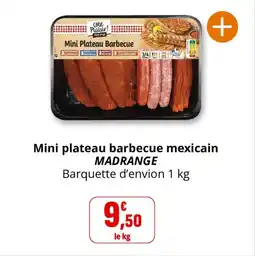 Coccinelle Supermarché Mini plateau barbecue mexicain madrange offre