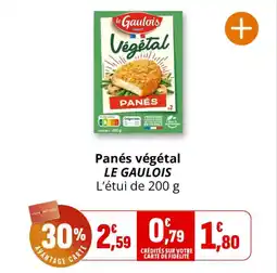 Coccinelle Supermarché Panés végétal le gaulois offre
