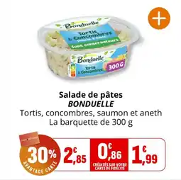 Coccinelle Supermarché Salade de pâtes bonduelle offre