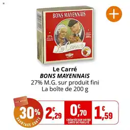 Coccinelle Supermarché Le carre bons mayennais offre