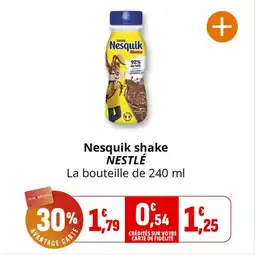 Coccinelle Supermarché Nesquik shake nestlé offre