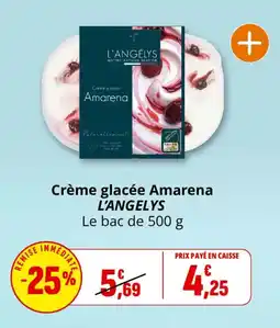 Coccinelle Supermarché Crème glacée amarena l'angelys offre