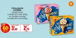 Coccinelle Supermarché Cônes glacés extreme offre