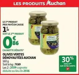 Auchan Supermarché Auchan - olives vertes dénoyautées offre