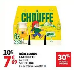 Auchan Supermarché La chouffe - bière blonde offre