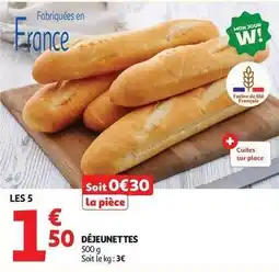Auchan Supermarché Dejeunettes offre