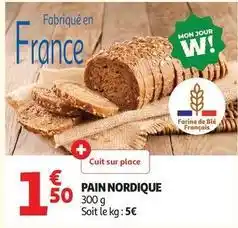 Auchan Supermarché Pain nordique offre