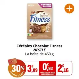 Coccinelle Supermarché Céréales chocolat fitness nestlé offre