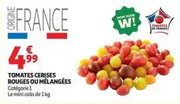 Auchan Supermarché Tomates cerises rouges ou mélangées offre
