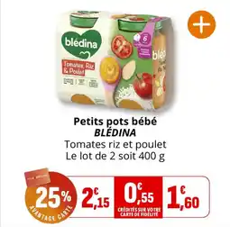 Coccinelle Supermarché Petits pots bébé blédina offre