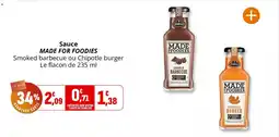 Coccinelle Supermarché Sauce made for foodies offre